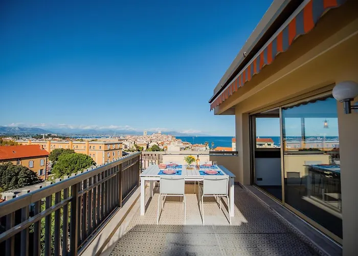 Appartamento High Standing With Incredible Old And Sea Views Antibes